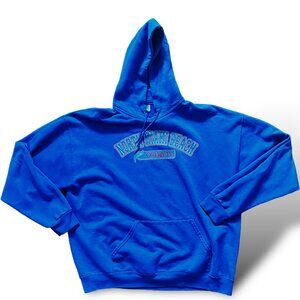 Vibrant Blue Hoodie with North Miami Beach Chargers Graphic - Size Large